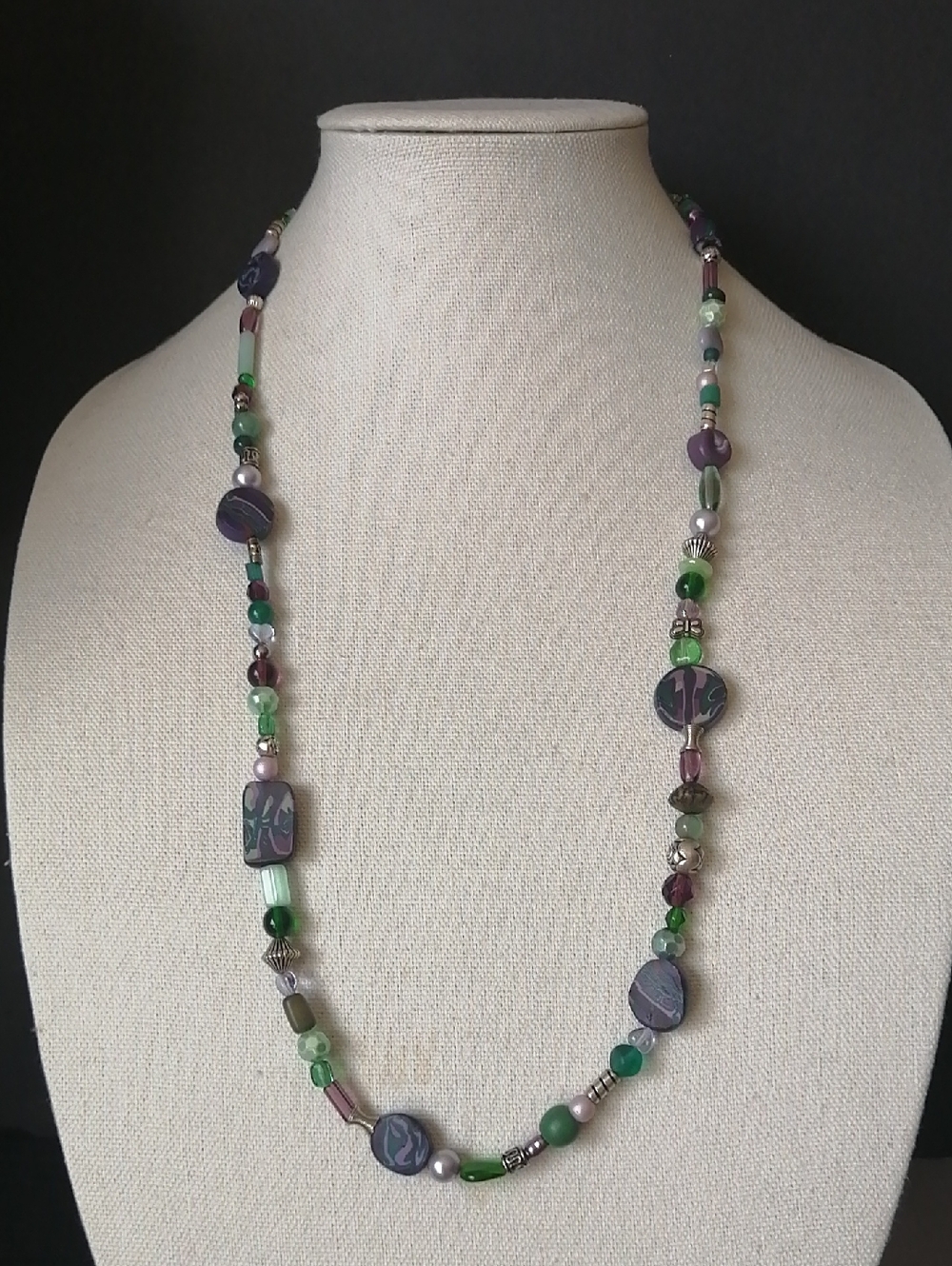 Artisan Bohemian Multicolour Beaded Necklace Butterfly Pearl Flat Discs Accents